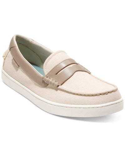 Cole Haan Nantucket Slip-on Penny Loafers - White