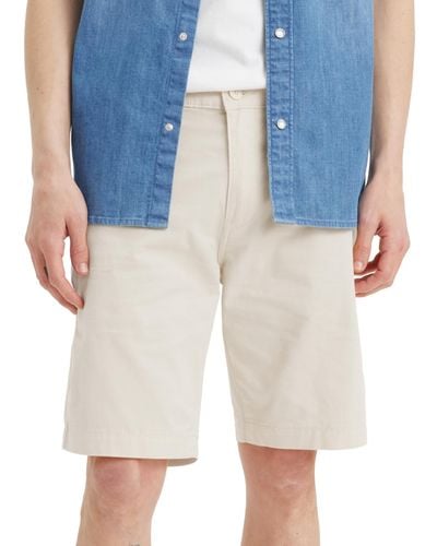 Levi's Xx Standard-tapered Fit Stretch Chino Shorts - Blue