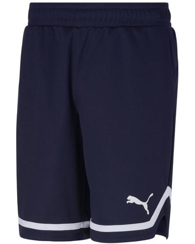 PUMA Mesh Basketball Shorts - Blue