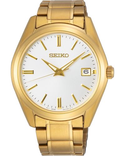 Seiko Essentials -tone Stainless Steel Bracelet Watch 40.2mm - Metallic
