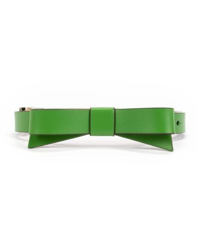 Kate Spade 19mm Bow Belt - Green