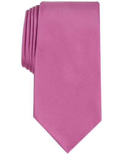 Perry Ellis Satin Solid Tie - Pink