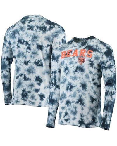 KTZ Chicago Bears Tie-dye Long Sleeve T-shirt - Blue
