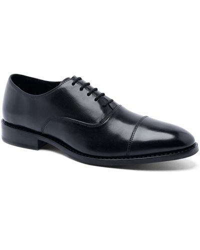 Anthony Veer Clinton Cap-toe Oxford Goodyear Dress Shoes - Black