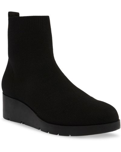 Anne Klein Quest Wedge Booties - Black