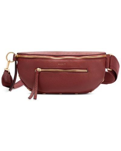 Hammitt Charles Leather Crossbody Belt Bag - Red