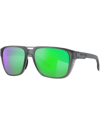 Native Eyewear Native Polarized Sunglasses - Green