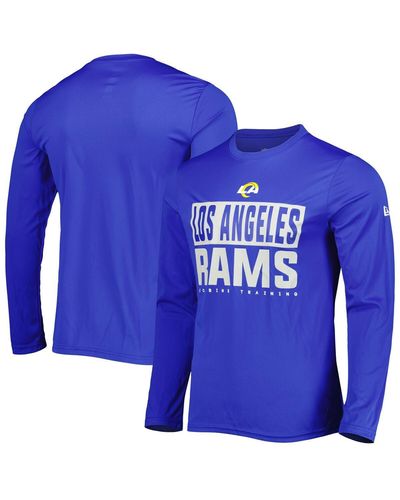 KTZ Los Angeles Rams Combine Authentic Offsides Long Sleeve T-shirt - Blue