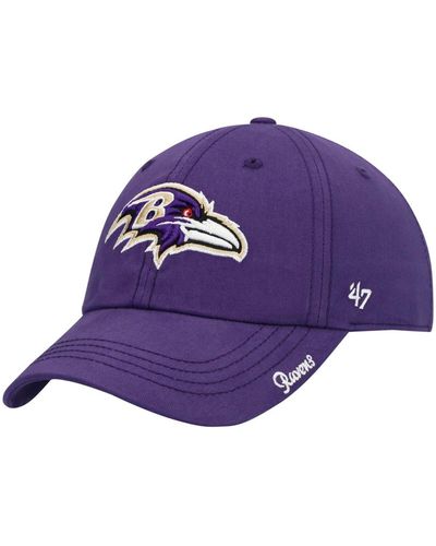 '47 Baltimore Ravens Miata Clean Up Secondary Adjustable Hat - Purple