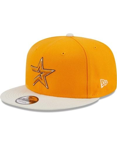 KTZ Houston Astros Tiramisu 9fifty Snapback Hat - Orange