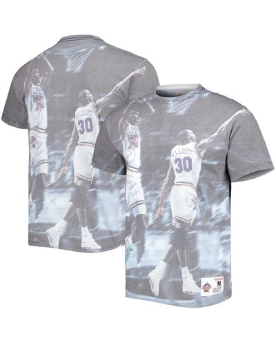 Mitchell & Ness San Antonio Spurs Above The Rim Graphic T-shirt - Gray