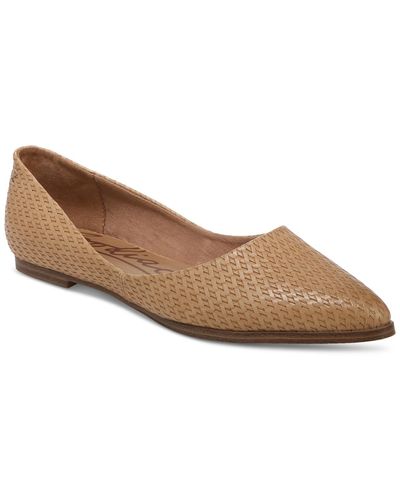 Zodiac Hill Pointed Toe Flats - Brown