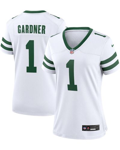 Nike Ahmad Sauce Gardner New York Jets Legacy Player Game Jersey - White