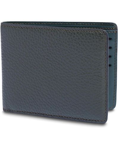 Bosca Italia Slim 8-slot Pocket Wallet Made In Italy - Gray