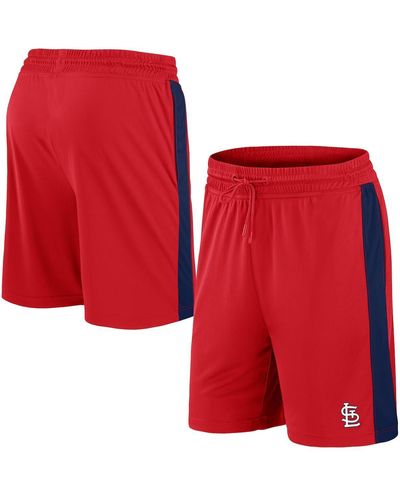 Fanatics St. Louis Cardinals Iconic Break It Loose Shorts - Red
