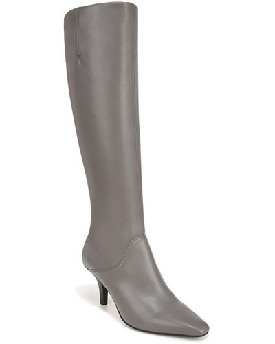 Franco Sarto Lyla Wide Calf Knee High Boots - Gray