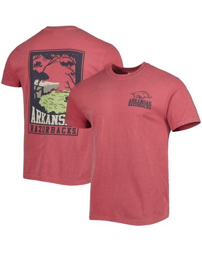 Image One Arkansas Razorbacks Hyperlocal Tree T-shirt - Red