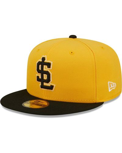KTZ Salt Lake Bees Authentic Collection 59fifty Fitted Hat - Yellow