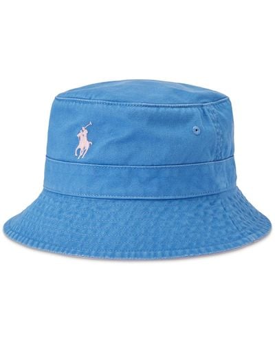 Polo Ralph Lauren Cotton Chino Bucket Hat - Blue