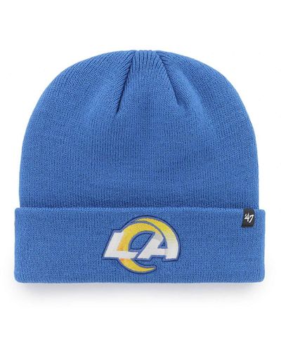 '47 Los Angeles Rams Primary Cuffed Knit Hat - Blue