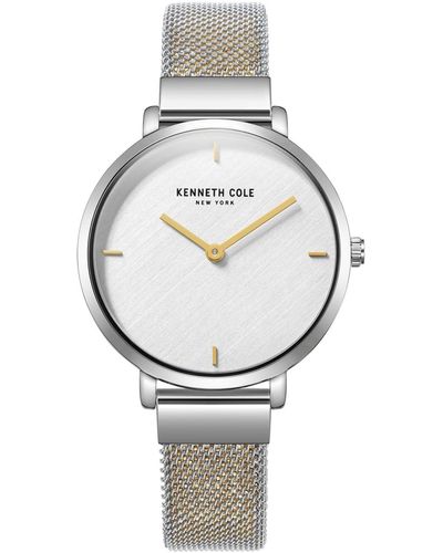 Kenneth Cole Modern Classic Two Tone Stainless Steel Watch - Metallic