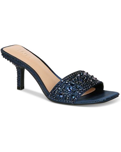 INC International Concepts Galle Slide Dress Sandals - Blue