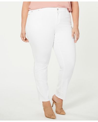 Vince Camuto Plus Size Skinny Jeans - White