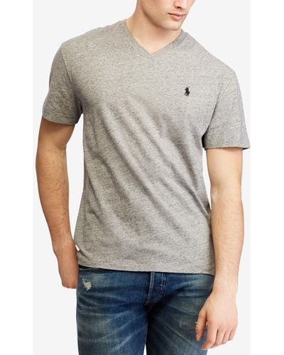 Polo Ralph Lauren Classic Fit V-neck T-shirt - Gray