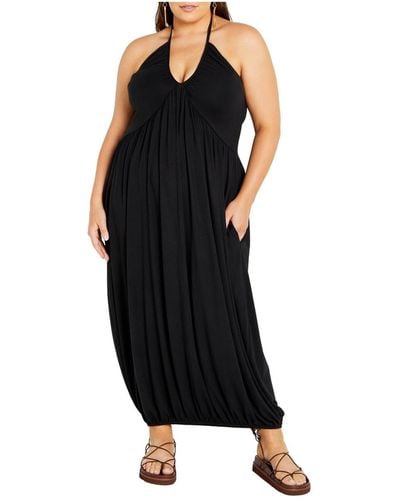 City Chic Plus Size Kyla Maxi Dress - Black