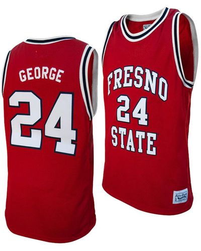 Retro Brand Paul George Fresno State Bulldogs Throwback Jersey - Red