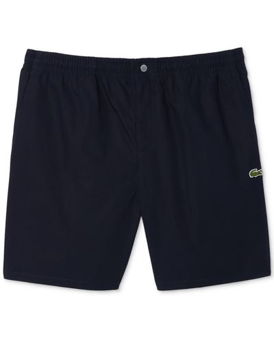 Lacoste Relaxed-fit Drawcord Shorts - Blue
