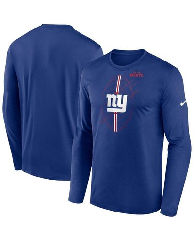 Nike New York Giants Legend Icon Long Sleeve T-shirt - Blue