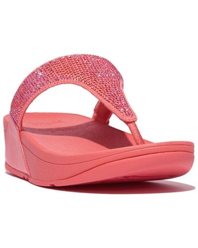 Fitflop Lulu Embellished Sandals - Pink