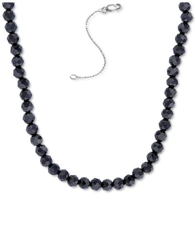 Macy's Spinel Rondelle Bead Statement Necklace (58-1/8 Ct. T.w. - Black