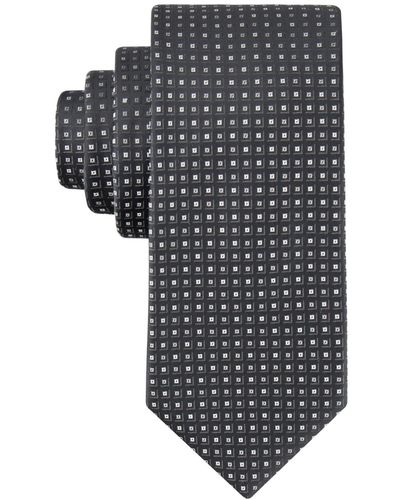 Calvin Klein Alfie Micro-dot Tie - Gray