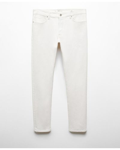 Mango Billy Skinny Jeans - White