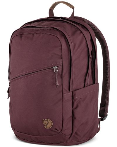 Fjallraven Zip-pocket Raven Backpack - Purple
