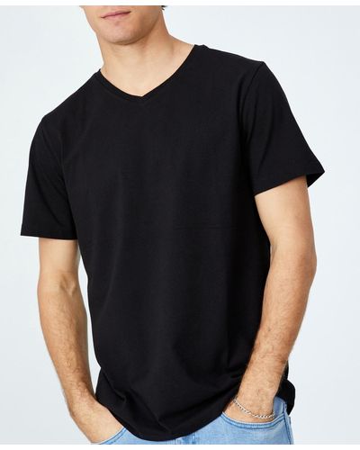 Cotton On V-neck T-shirt - Black