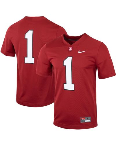 Nike Number 1 Stanford Untouchable Football Jersey - Red