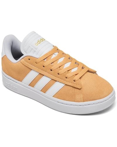 adidas Grand Court Alpha Cloudfoam Lifestyle Comfort Casual Sneakers From Finish Line - White