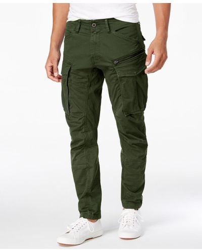 G-Star RAW Men's Rovic 3d Slim-fit Tapered Cargo Pants - Blue