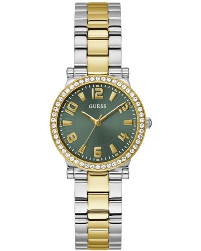 Guess Analog Two-tone Stainless Steel Watch - Metallic