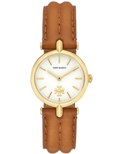 Tory Burch The Kira Leather Strap Watch - Multicolor