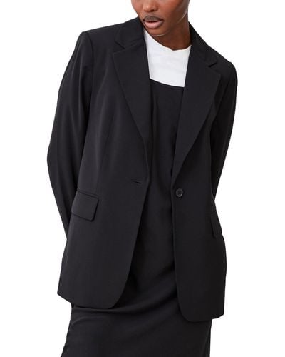 French Connection Harry One-button Suiting Blazer - Black