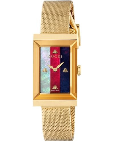 Gucci G-frame Watch - Metallic
