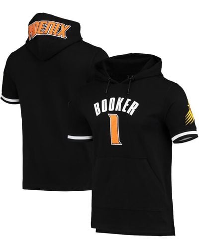 Pro Standard Devin Booker Phoenix Suns Name & Number Short Sleeve Pullover Hoodie - Black