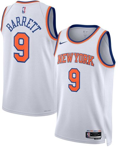 Nike And Rj Barrett New York Knicks Swingman Jersey - White