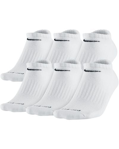 Nike Everyday Plus Cushion Training No-show Socks - White