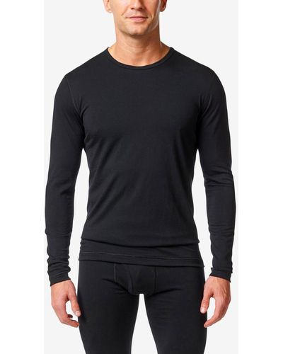 Stanfield's Pure Merino Wool Base Layer Undershirt - Black