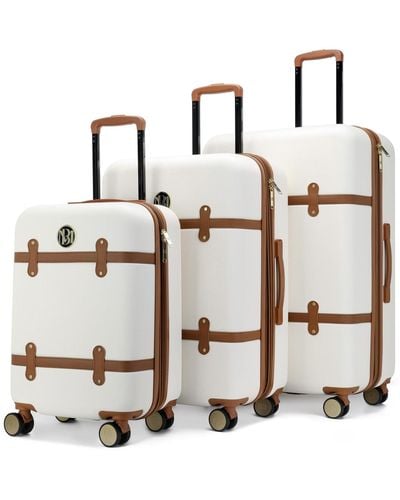 Badgley Mischka Grace Expandable Retro luggage - Metallic